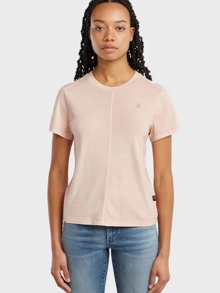 Футболка G-star Raw рожева