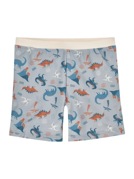 PLAYSHOES Șorturi de baie albastru / albastru deschis / portocaliu alb