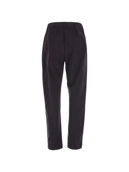 Pantaloni Semicouture conici cu cordon maro