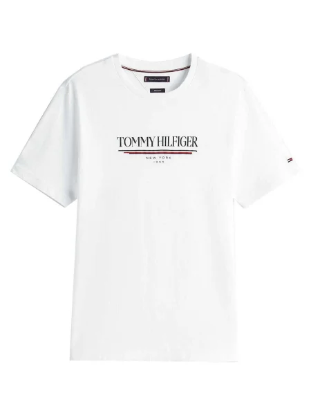 Tricou Tommy Hilfiger alb