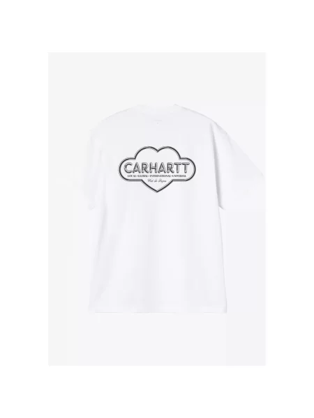 Koszulka Carhartt Wip w serca biała