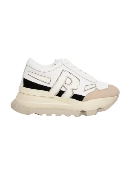 Sneakersy Rucoline skórzane białe