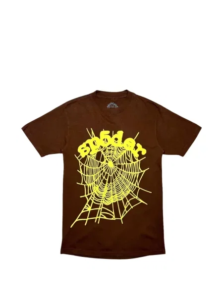 Tricou Sp5der scurt maro