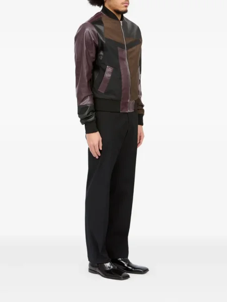 Odinė striukė Mm6 Maison Margiela ruda