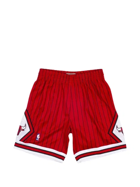 Pantaloni scurți Mitchell & Ness cu dungi roșu