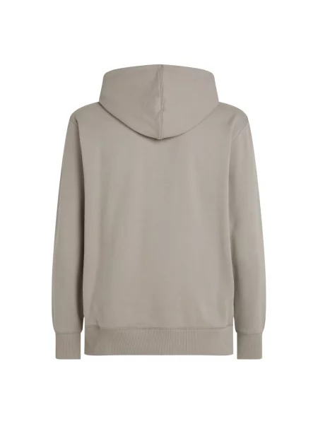 Calvin Klein Bluzy Mężczyzna XL Minimalistyczna bluza z kapturem szary