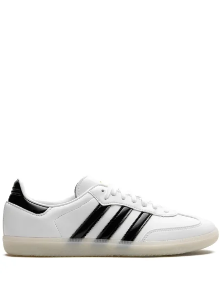 Sneakerși Adidas Samba din piele cu broderie verde