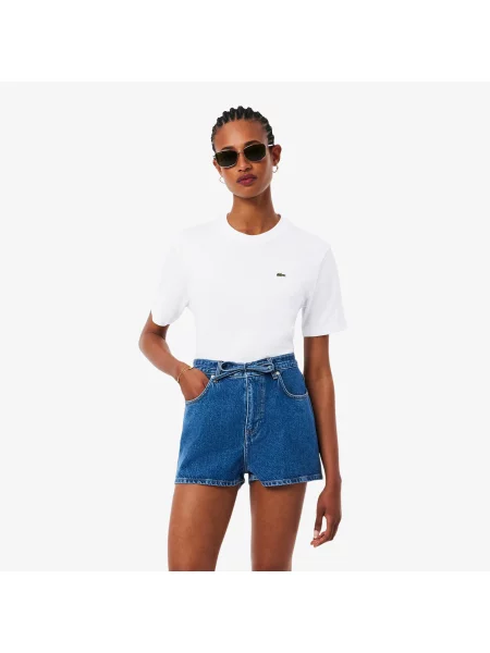 Lacoste футболка Relaxed Fit біла