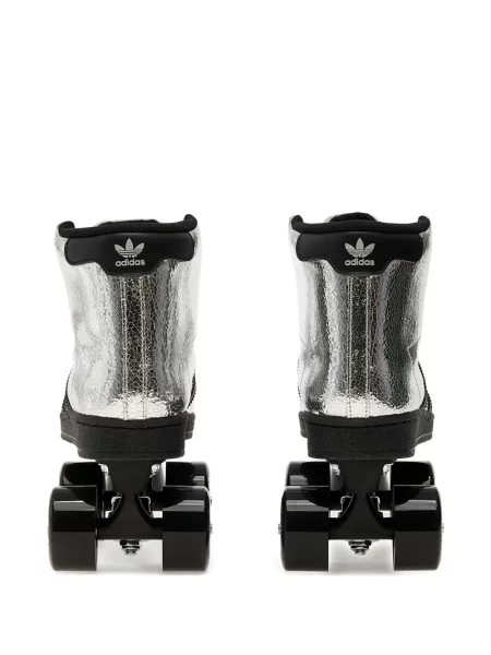 Велурени маратонки Adidas Superstar черно