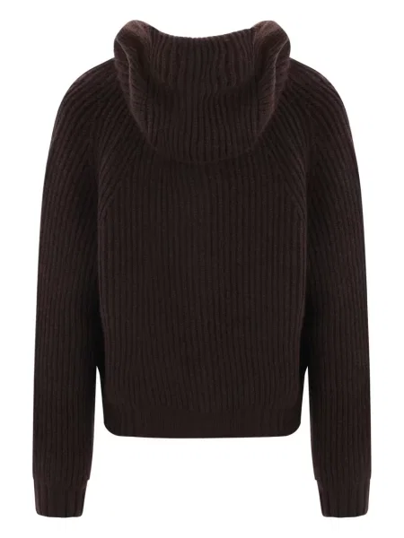 Жилетка Meta Campania Collective с качулка кафяво