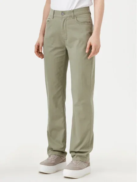 Calvin Klein Jeans Pantaloni din Straight Fit verde