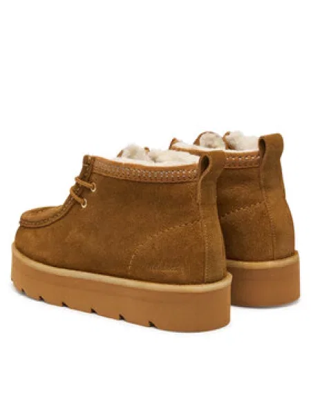 Členková obuv Clarks MeareWalla Mid hnedá