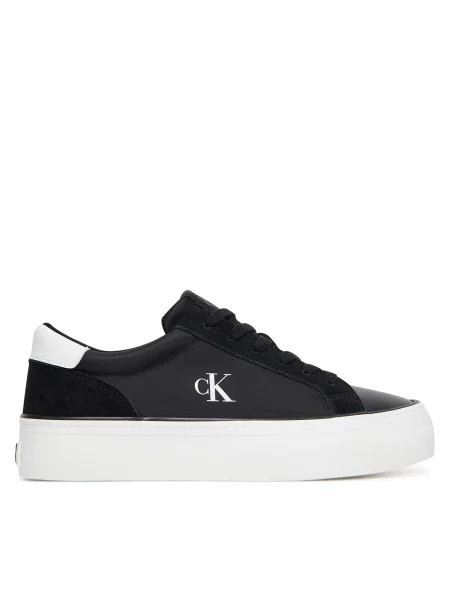 Αθλητικά Calvin Klein Jeans Vulc Flatform Mg Nylon Mix μαύρο