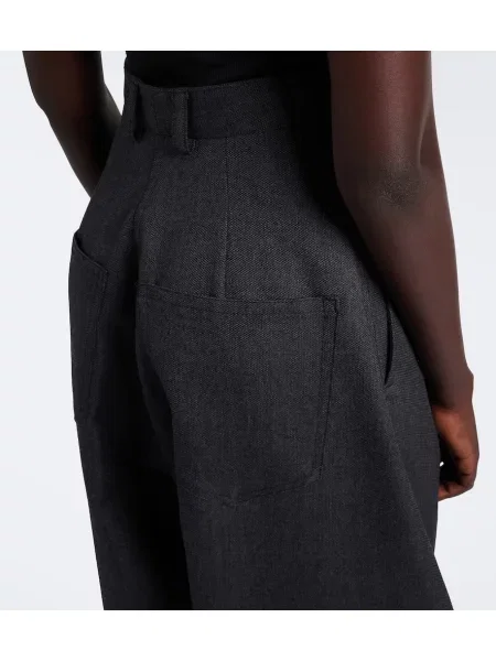 Pantaloni Balenciaga de lână gri