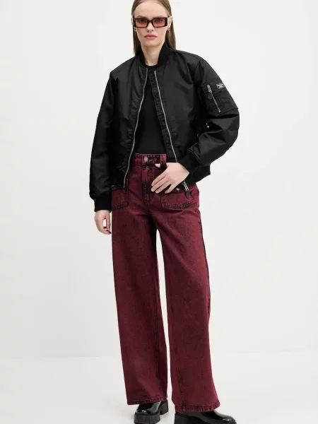 Guess Jeans kurtka bomber czarny