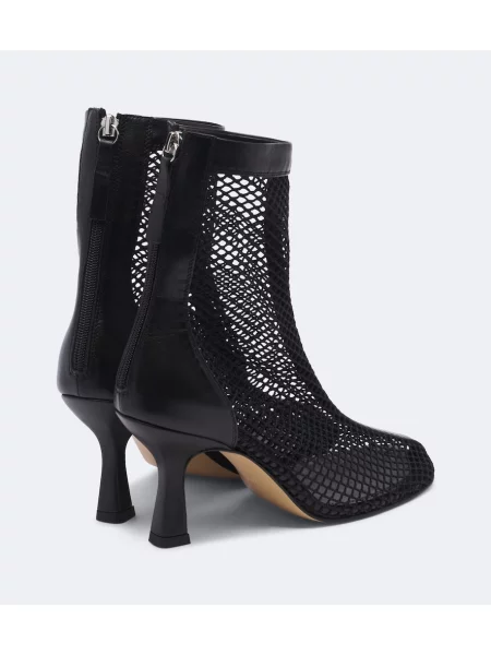 Kožené členkové čižmy Souliers Martinez čierna