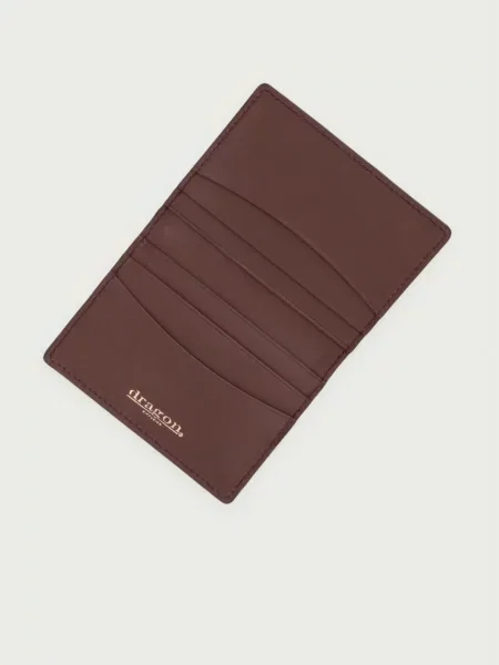Dragon Diffusion etui na karty skórzane brązowy
