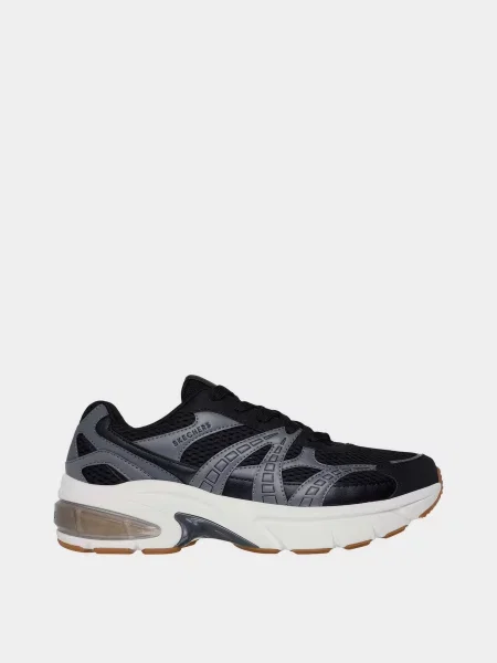 Кросівки Skechers Street Shadow Stellar OG сірий/чорний штучна шкіра/текстиль чорні