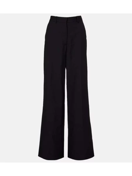 Pantaloni Calvin Klein de lână negru