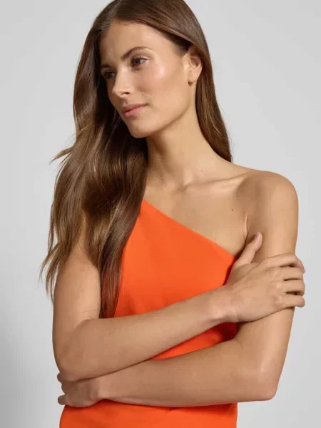 Sukienka wieczorowa o kroju slim fit na jedno ramię model ‘Mahure’ Lauren Ralph Lauren