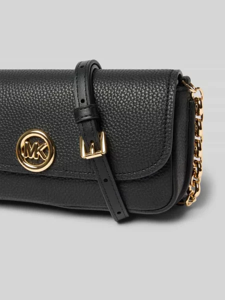 Torba na ramię z prawdziwej skóry model Nolita' Michael Michael Kors czarna