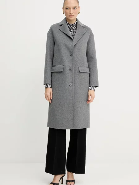 Silvian Heach palton de lână PARASCHIV gri