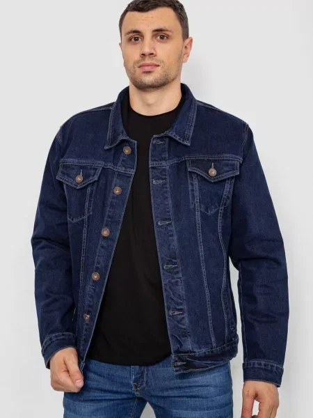 Джинсова куртка Ager темно-синій синя