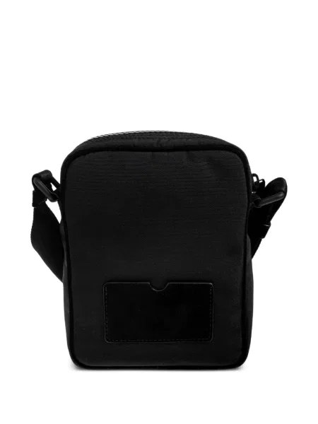 Crossbody taška Moschino s autogramem černá