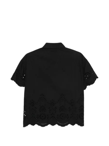 Cămașă Mc2 Saint Barth cu broderie negru