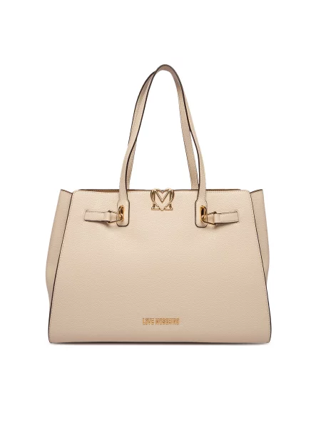 Rankinė LOVE MOSCHINO Écru