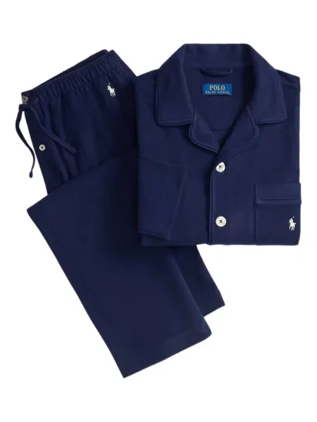 Kratak samt polo majica Polo Ralph Lauren s vezom crna