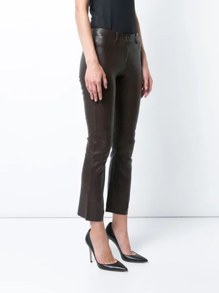 Pantaloni Sylvie Schimmel maro