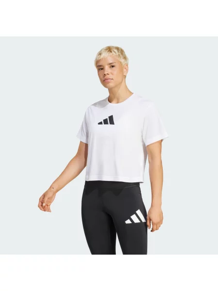 Adidas Performance tricou de antrenament Train Essentials alb