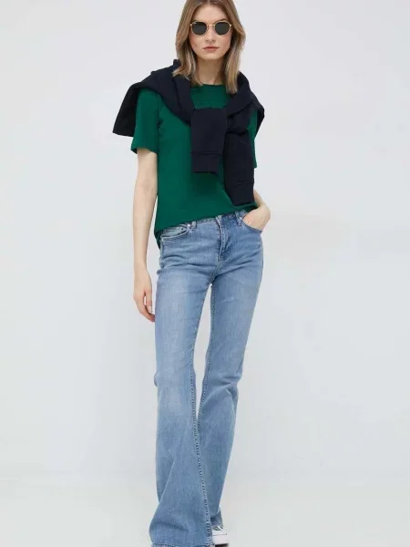 Tommy Hilfiger Relaxed Graphic Big Logo Bluza z kapturem Ciemnoniebieska Żółta XS niebieska