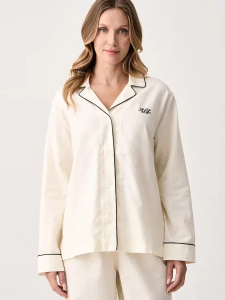 Lauren Ralph Lauren dvojdielne pyžamo dámske béžová