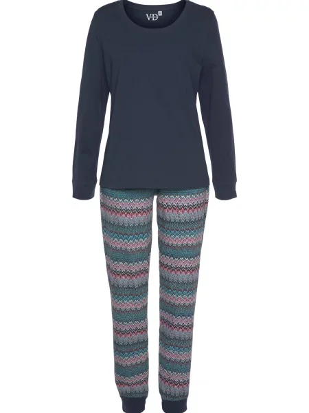 VIVANCE by LASCANA Pijama bleumarin