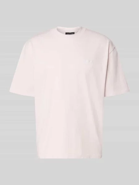 Oversized T-shirt z Wyhaftowane logo Pegador