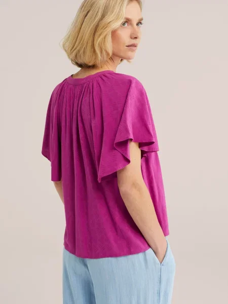 WE Fashion Bluză fucsia