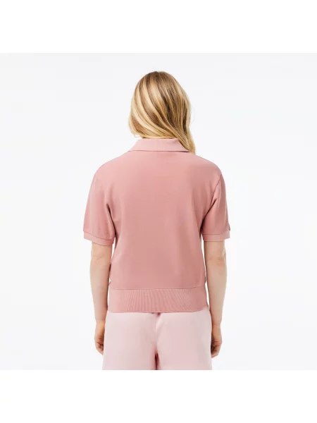 Lacoste Koszulka Polo Regular Fit różowa
