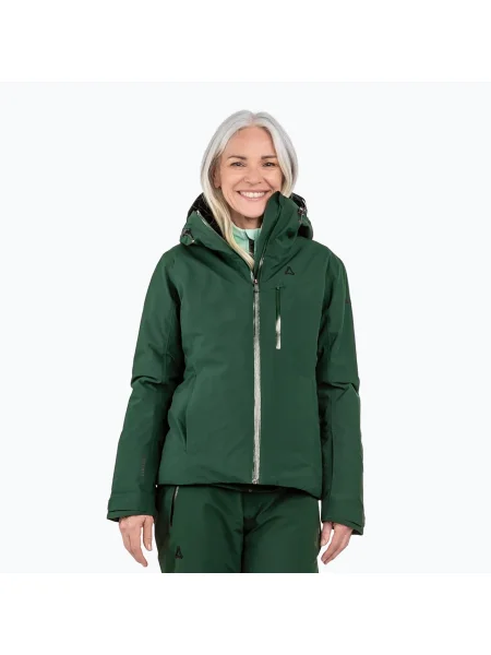 Дамско скиорско яке Schöffel Nollen dark jade зелено