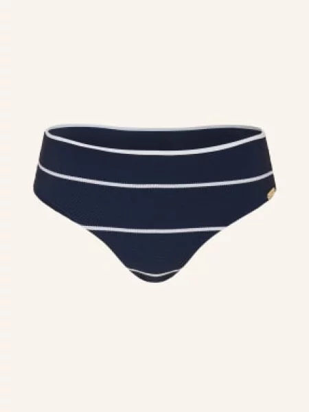 Watercult Podstawowe Figi Bikini Coastal Lines blau biały