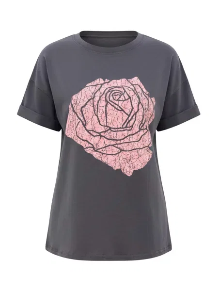 Imily Bela Tricou închis / roz gri