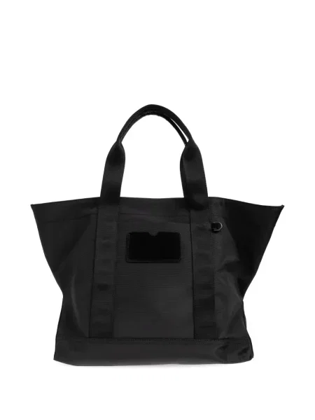 Geantă Moschino cu autograf negru