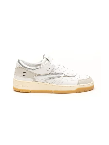 Sneakersy D.a.t.e. skórzane klasyczne białe