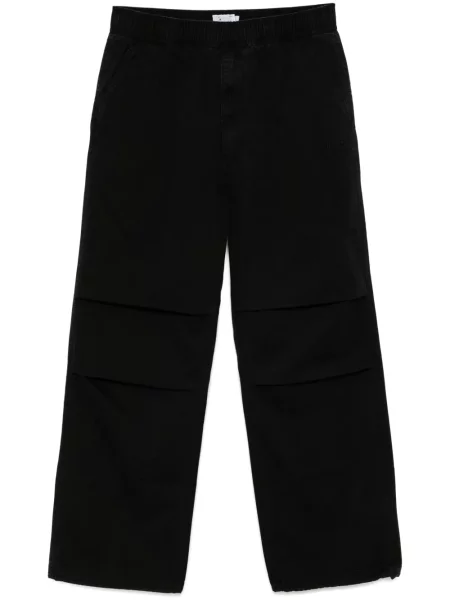 Pantaloni Izzue cu broderie negru