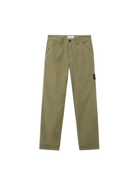 Сhinosy Stone Island z kamieniami zielone