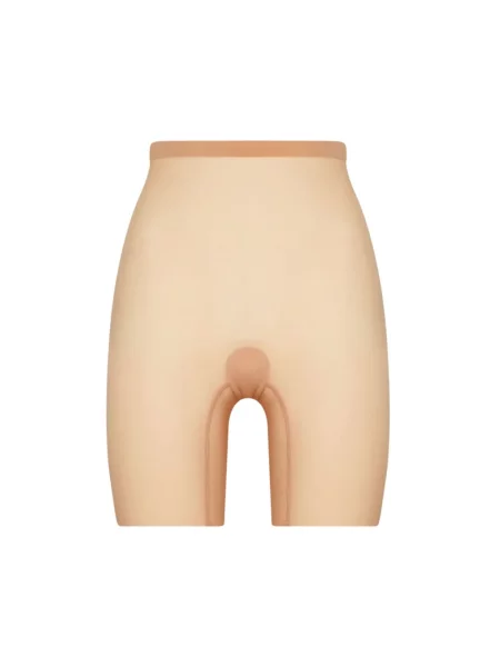 Szorty Wolford tiulowe beżowe