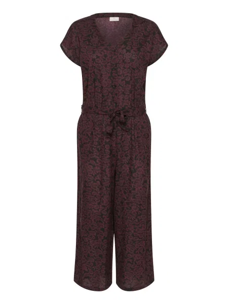 Kaffe Salopeta KABeathe castaniu negru