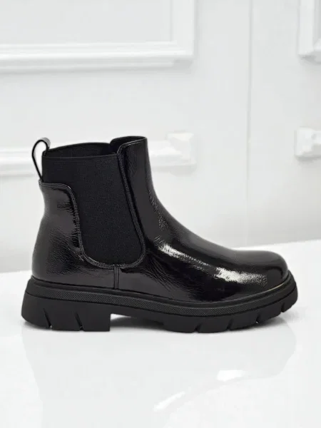 Botine chelsea Resti negru