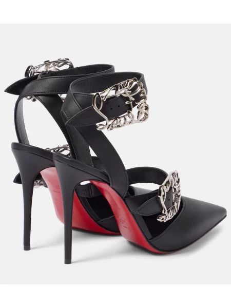 Pantofi cu toc Christian Louboutin din piele negru